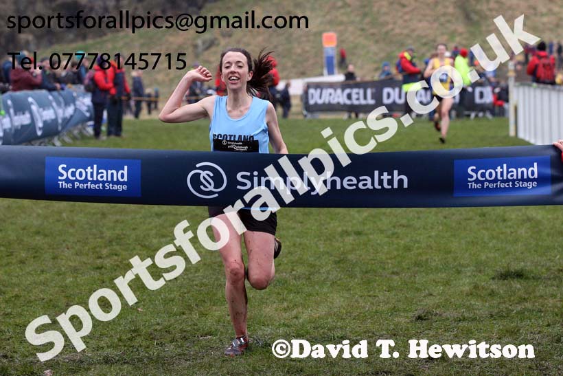 Inter District senior women and juniors, 2018 Simplyhealth Great Edinburgh International XCountry. Photo: David T. Hewitson/Sports for All Pics